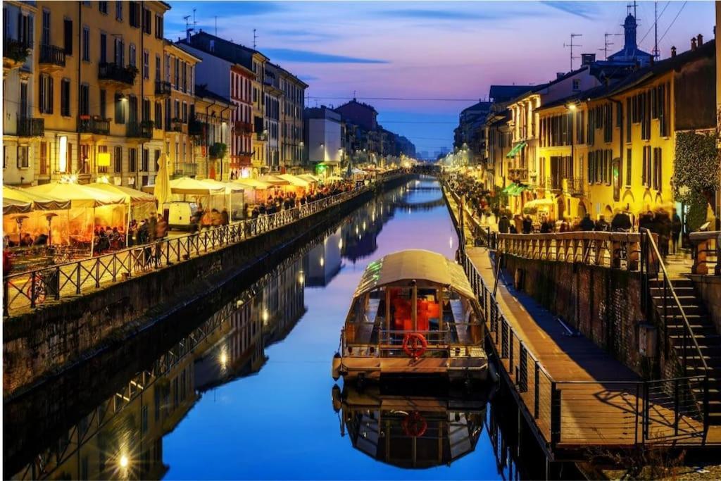 Apartamento Navigli Charming Flat Milán Exterior foto